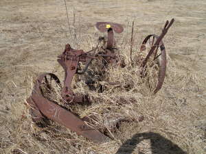 ANTIQUE 2 BOTTOM PLOW