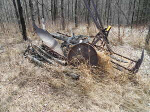 ANTIQUE 1 BOTTOM PLOW