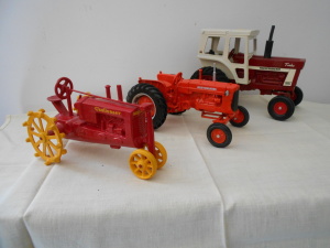 3 TOY TRACTORS