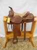 16" Western Rawhide Saddle - good heavy saddle - 2