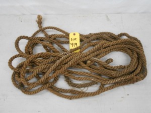 Sisal Rope - approximate 60' x 5/8"