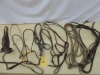 Assorted Cavensons, Calf Show Halter, Martingales, Used Rope, Extra Leather. 56" Blanket - 2