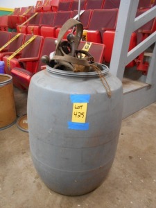 Barrel Full of Assorted Harness Parts