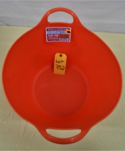 New Flex Tub - orange, 7 gallons