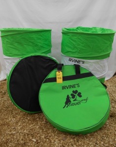 New 3 Pc Pop-Up Barrel with Clover Leaf Logo - 3 barrels & carrying case