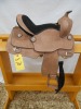 New 12" Kids Rough-Out Western Saddle - 2