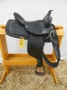 16" Black 'Derby Original' Western Saddle with Neoprene Cinch - 2