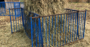 Collapsible Sheep/Goat Bale Feeder - 2 available