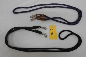 2 Rope Barrel Reins