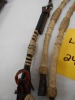Fancy Leather One Ear Headstall With Reins - 6
