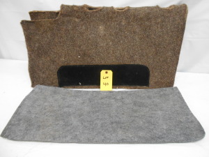 2 Felt Saddle Pads