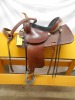 14" Western Rawhide Barrel Saddle