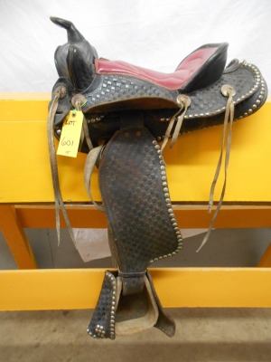 14" Western Rawhide Saddle