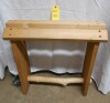 Rustic Wood Saddle Stand