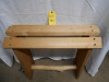 Rustic Wood Saddle Stand - 2